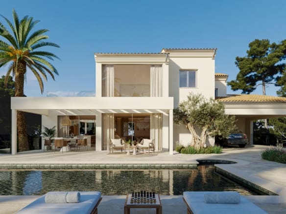 BEAUTIFUL VILLA UNDER CONSTRUCTION WITH TOURIST LICENSE IN SANTA PONSA | Homes In Mallorca