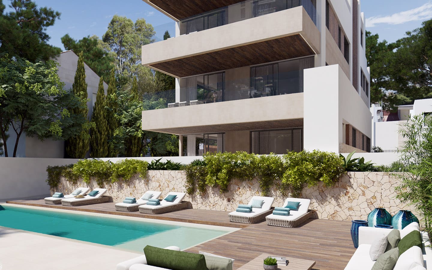 Luxury Apartments in Palma with Bellver Oaks 2 and Palmallorca Luxury Apartments in Palma with Palmallorca